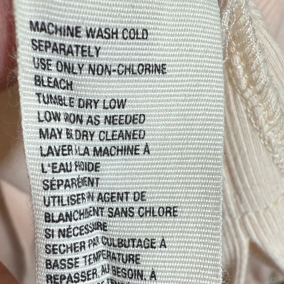 Free People Camiseta Feelin It Boho Patchwork Top in Alabaster Combo W1096 Sz S - Picture 9 of 13